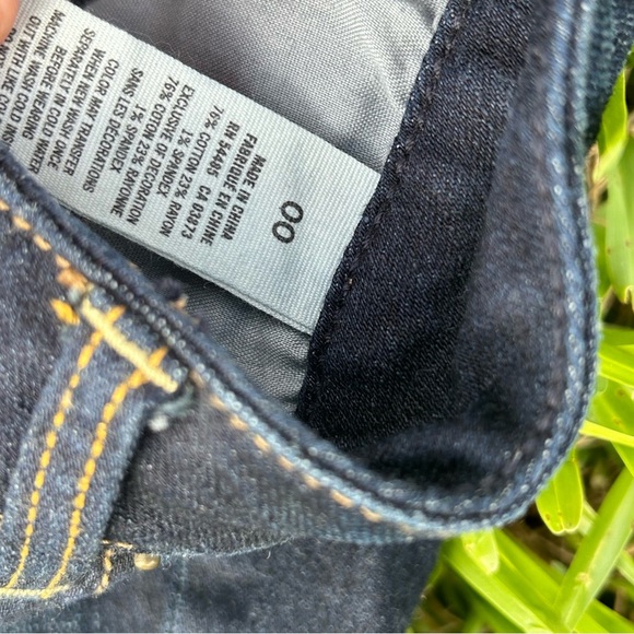 Vintage American Eagle 00 Dark Blue Denim Shorts - Picture 4 of 4